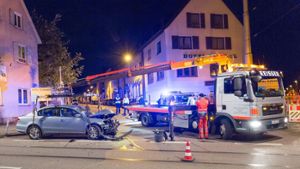 Rund 30.000 Euro Schaden entstanden am Wochenende bei einem Unfall in Stuttgart-Stammheim. Foto: 7aktuell.de/Reichert