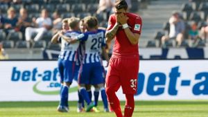 Für den VfB Stuttgart gab es auch in der Hauptstadt nichts zu holen: Die Schwaben verloren bei der Hertha mit 1:2. Hier gibt es die Bilder der Partie. Foto: Bongarts