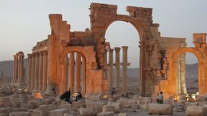 Dieser Tempel in Syrien wurde von der Terrormiliz IS zerstört. Foto: EPA