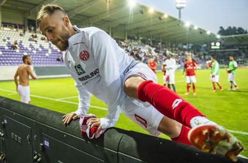 Der Spieler des Spiels: Alexandru Maxim trifft zweimal für den FSV Mainz 05. Foto: dpa