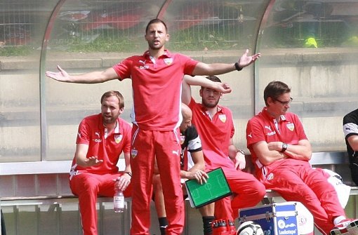 Die U17 des VfB Stuttgart verliert am Wochenende gegen den Karlsruher SC. Foto: Lommel/VfB-exklusiv.de