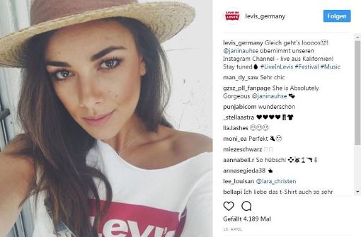 Levi’s wohin man blickt – die Marke war in den 90er Jahren schon mal angesagt. Jetzt erlebt sie ihre Wiederauferstehung. Foto: Instagram / Levi’s Germany