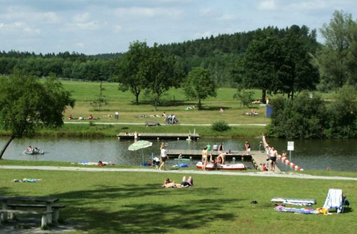 Der Aichstruter Badesee ist ein beliebtes Ausflugsziel. Foto: Stadt Welzheim
