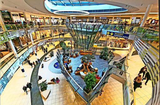 Ein Blick ins größte Einkaufszentrum im Südwesten – das Milaneo in Stuttgart. Foto: Wilhelm Mierendorf