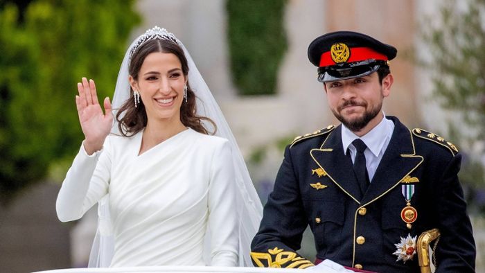 Prinz Hussein und Rajwa sind verheiratet