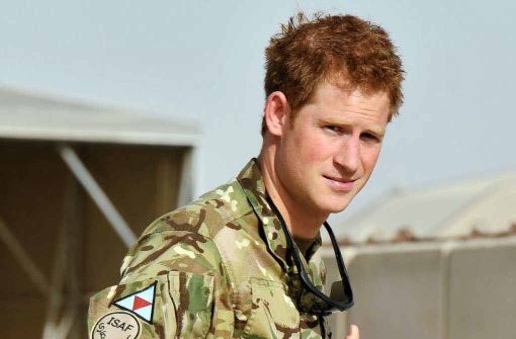 Prinz Harry in Afghanistan.
