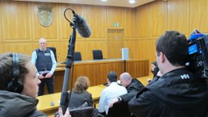 Der angeklagte 40-Jährige im Landgericht Heilbronn. Der Mann wird in die Psychiatrie eingewiesen. Foto: dpa