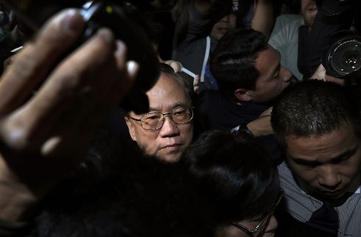 Der ehemalige Hongkonger Regierungschef Donald Tsang ist wegen Korruption zu 20 Monaten Haft verurteilt worden. Foto: AP