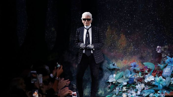 Hommage an  Modeschöpfer Karl Lagerfeld
