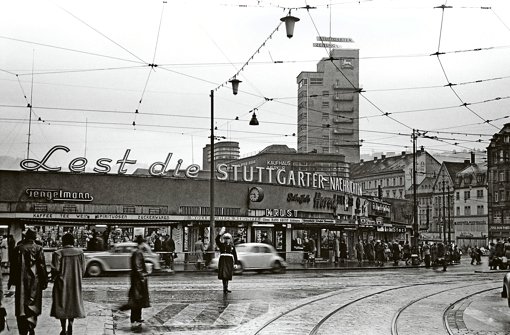 Die Königstraße in den 50er-Jahren Foto: Bothner/Landesmedienzentrum