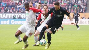 Der VfB Stuttgart hat in Augsburg den ersten Auswärtssieg der Saison geholt. Foto: Pressefoto Baumann