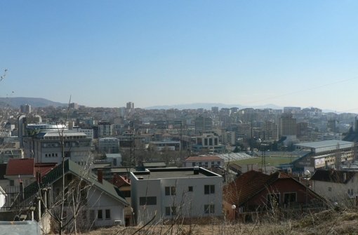 Blick auf Pristina, die Hauptstadt des Kosovo Foto: agu