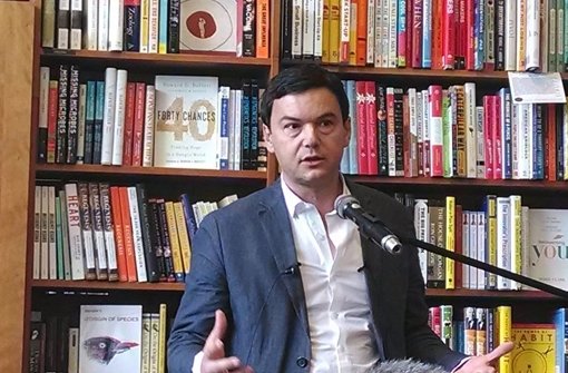 Thomas Piketty bei einem Vortrag in Cambridge Foto: Sue Gardner
