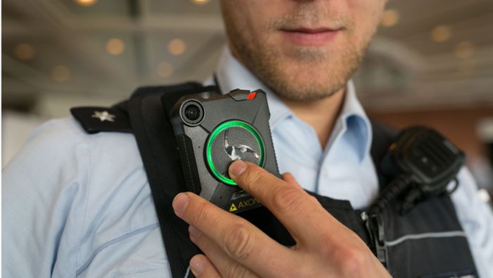 Kamera schützt Polizisten vor Gewalt