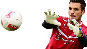 Sven Ulreich, die Nummer eins des VfB, fängt den Ball. Seine potenziellen Herausforderer stehen in den Startlöchern... Foto: Pressefoto Baumann