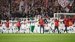 Der VfB Stuttgart hat den VfL Wolfsburg dank einer starken Mannschaftsleistung besiegt. Foto: Bongarts