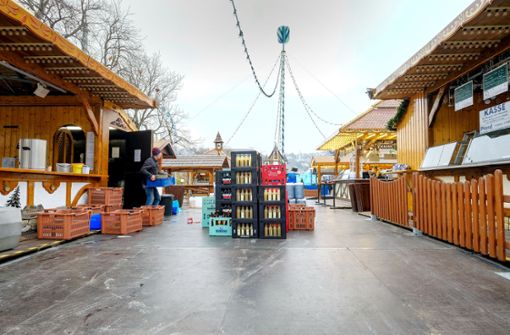 Der Wintertraum wird ausgeräumt und abgebaut. Foto: Lichtgut/Leif Piechowski