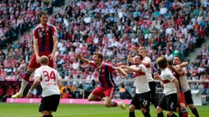 Es hat nicht sollen sein: Die Bayern schlagen den VfB am letzten Spieltag mit 1:0. Foto: Bongarts