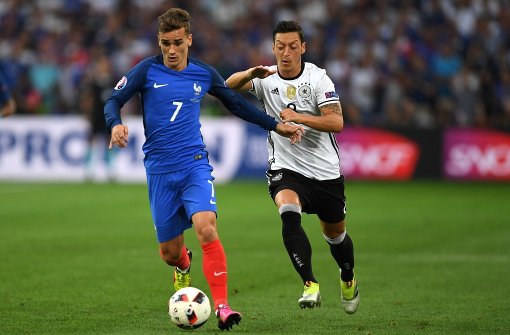Frankreich gewinnt bei der Fußball-EM mit 2:0 gegen Deutschland.  Foto: AFP