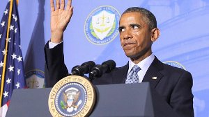 US-Präsident Barack Obama wäre am Sonntag gerne zum Trauermarsch nach Paris gereist, doch der Sicherheitsaufwand sei zu groß gewesen. Foto: dpa