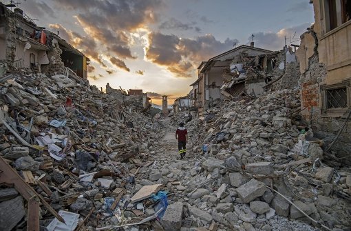 Erst im August hatte ein schweres Erdbeben Orte in Mittelitalien dem Erdboden gleich gemacht. Foto: dpa