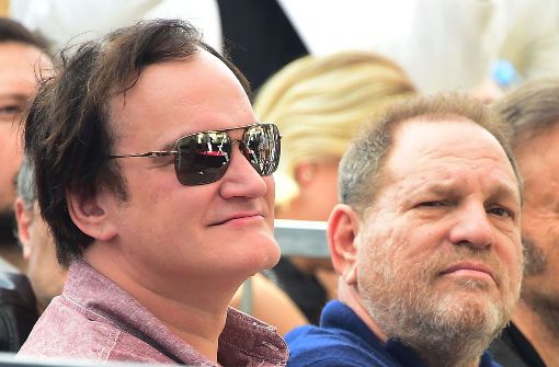 Quentin Tarantino (links) mit Harvey Weinstein: Offenbar wusste der Regisseur schon früh von den Missbrauchsvorwürfen. Foto: AFP