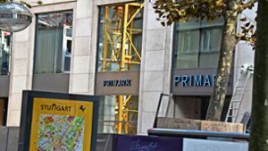 Die Eröffnung von  Primark   steht kurz ­bevor. Foto: Fotoagentur Stuttgart