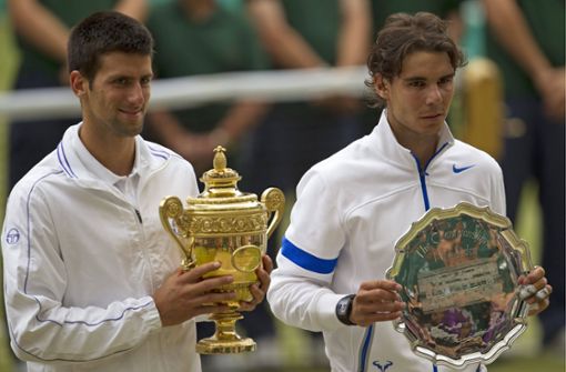 Novak Djokovic (links) oder Rafael Nadal: Wer bleibt im Rennen? Foto: imago sportfotodienst/imago sportfotodienst