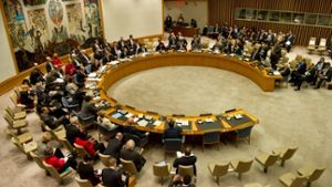 Der Konferenzraum des UN-Sicherheitsrats. (Archivfoto) Foto: dpa