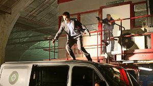 Mutiert zum Superhelden: Chris Pine (vorne) als CIA-Agent Jack Ryan. Foto: Verleih