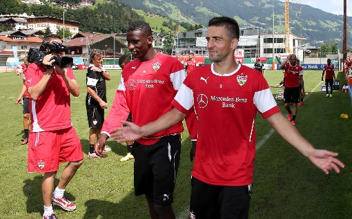 Vedad Ibisevic hängt sich weiter für den VfB Stuttgart ins Zeug. Foto: Pressefoto Baumann