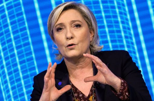Marine Le Pen verweigert eine Befragung in der Scheinbeschäftigungs-Affäre im EU-Parlament. Foto: AP