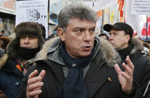 Am späten Freitagabend war der russische Oppositionelle Boris Nemzow in Moskau erschossen worden. Politiker aus dem In- und Ausland sind schockiert. Foto: EPA FILE