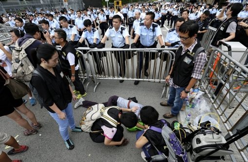 Die Spannungen bei den Demonstrationen in Hongkong steigen.  Foto: dpa