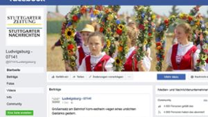 Nachrichten, Bilder und Diskussionen über den Kreis Ludwigsburg auf Facebook. Foto: StZ