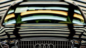 Audi-Produktion im bayrischen Ingolstadt. Im Bild ist ein Q5-Geländewagen. Audi will in Zukunft verstärkt Elektromodelle anbieten.n Foto: dpa