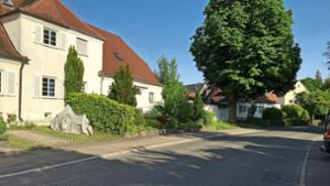 Die Schnödeneck-Siedlung von der Schillerstraße aus gesehen. Foto: Martin Dudenhöffer