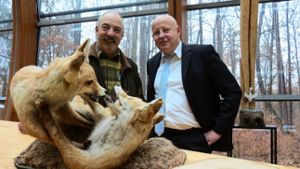 Stephan Nowak und Matthias Hörnisch sind Jäger und setzen sich dafür ein, dass Kinder den Flora und Fauna kennenlernen Foto: Barnerßoi