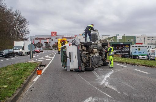 Zu dem Unfall in Filderstadt-Bonlanden kam es am Montagmorgen. Foto: SDMG