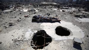 Zerstört: Blick auf Damaskus Foto: dpa