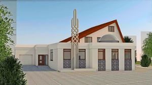 So stellt sich die Religionsgemeinschaft die Moschee vor. Foto: Ahmadiyya Muslim Jamaat