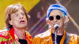 Mick Jagger und Keith Richards sprechen am Mittwoch über das neue Album der Rolling Stones. Foto: Ben Houdijk/Shutterstock