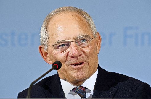 Bundesfinanzminister Wolfgang Schäuble hat gute Nachrichten zu verkünden Foto: dpa