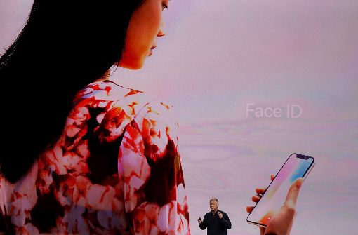 Das iPhone X kommt mit „Face ID“, einer Gesichtserkennung. Foto: GETTY IMAGES NORTH AMERICA