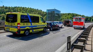Bei dem Unfall wurden vier Personen verletzt. Foto: 7aktuell.de/Simon Adomat