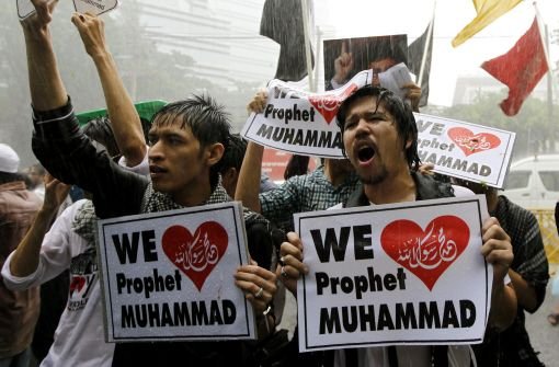 In der ganzen islamischen Welt hatte es Proteste gegen das Mohammed-Schmähvideo gegeben - wie hier in Thailand. Foto: dpa