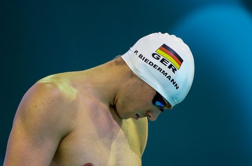 Der Weltrekordler Paul Biedermann schwamm am Montag in den Vorläufen über 400 Meter Freistil nur die neuntbeste Zeit.  Foto: dpa