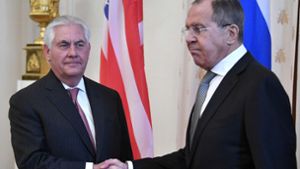 Lawrow und Tillerson wollen „scharfe Differenzen“ klären
