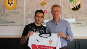 Anastasios Donis ist der nächste Neuzugang beim VfB Stuttgart. Foto: VfB Stuttgart