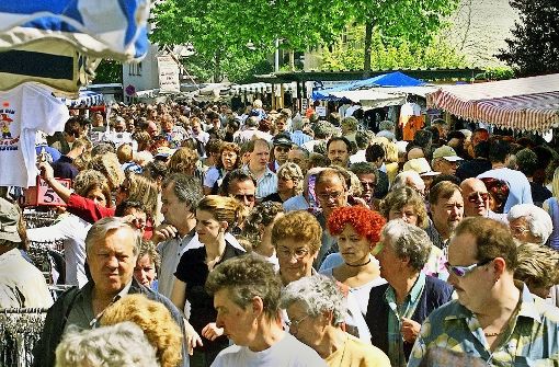 Der Köngener Pfingstmarkt ist ein Besuchermagnet – auch wenn sich das Angebot kaum von anderen Märkten unterscheidet.Foto:Rudel/Archiv Foto:  